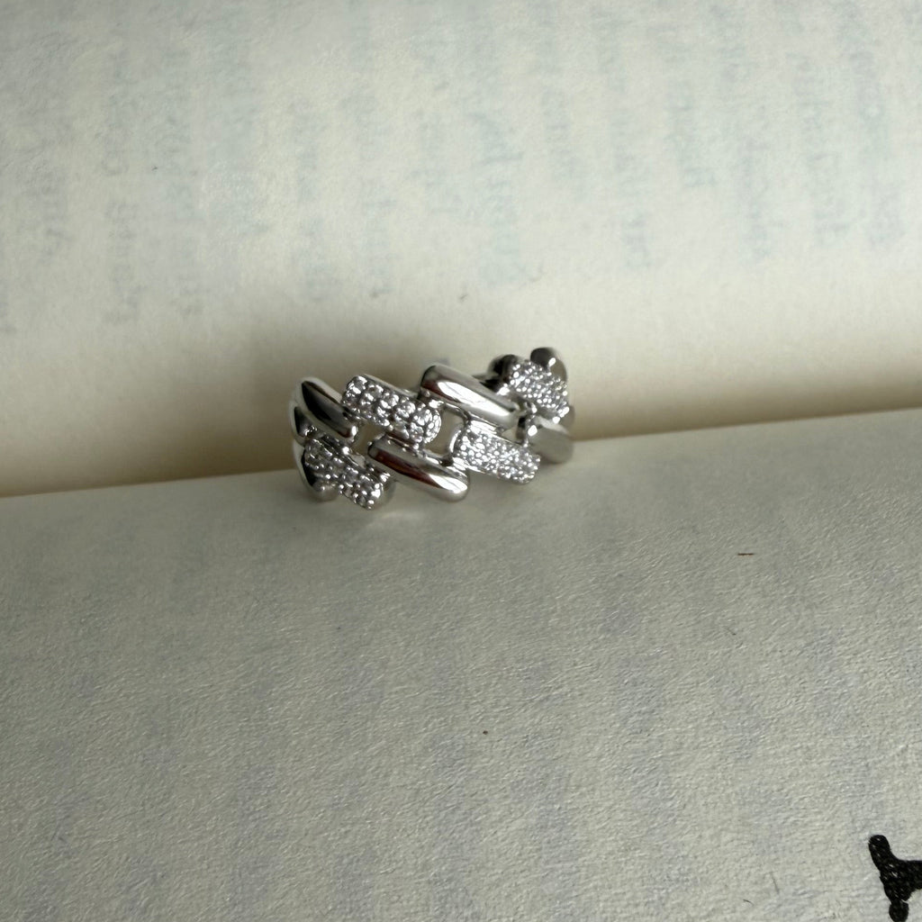 Silver Renk Taşlı Modern Tasarım Xuping Kadın Yüzük