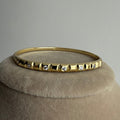 Minimal Taş Detaylı Gold Bileklik