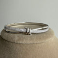 Silver Knot Taşlı Bileklik